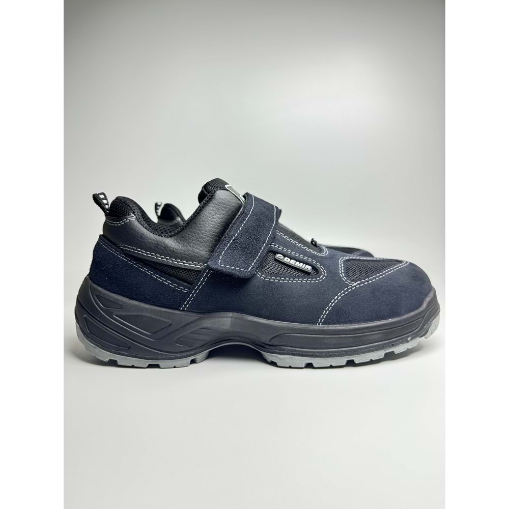 Demir 1217 S1 Çelik Burunlu İş Ayakkabısı | Cırtlı Süet, SRC Kaymaz, Hafif ve Nefes Alan