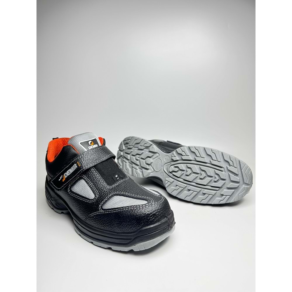 Demir 1217 S1 Çelik Burunlu İş Ayakkabısı | Vidala Deri, Nefes Alan, SRC Kaymaz