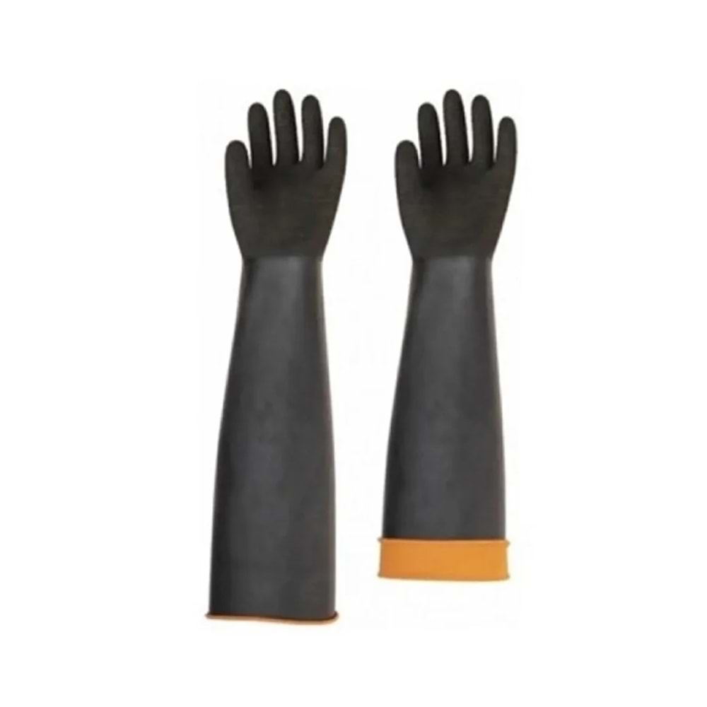 Handy H2 60cm Ekstra Uzun Lateks Eldiven | Omuz Boyu, Sıvı Geçirmez Kauçuk, 0.70mm Kalınlık
