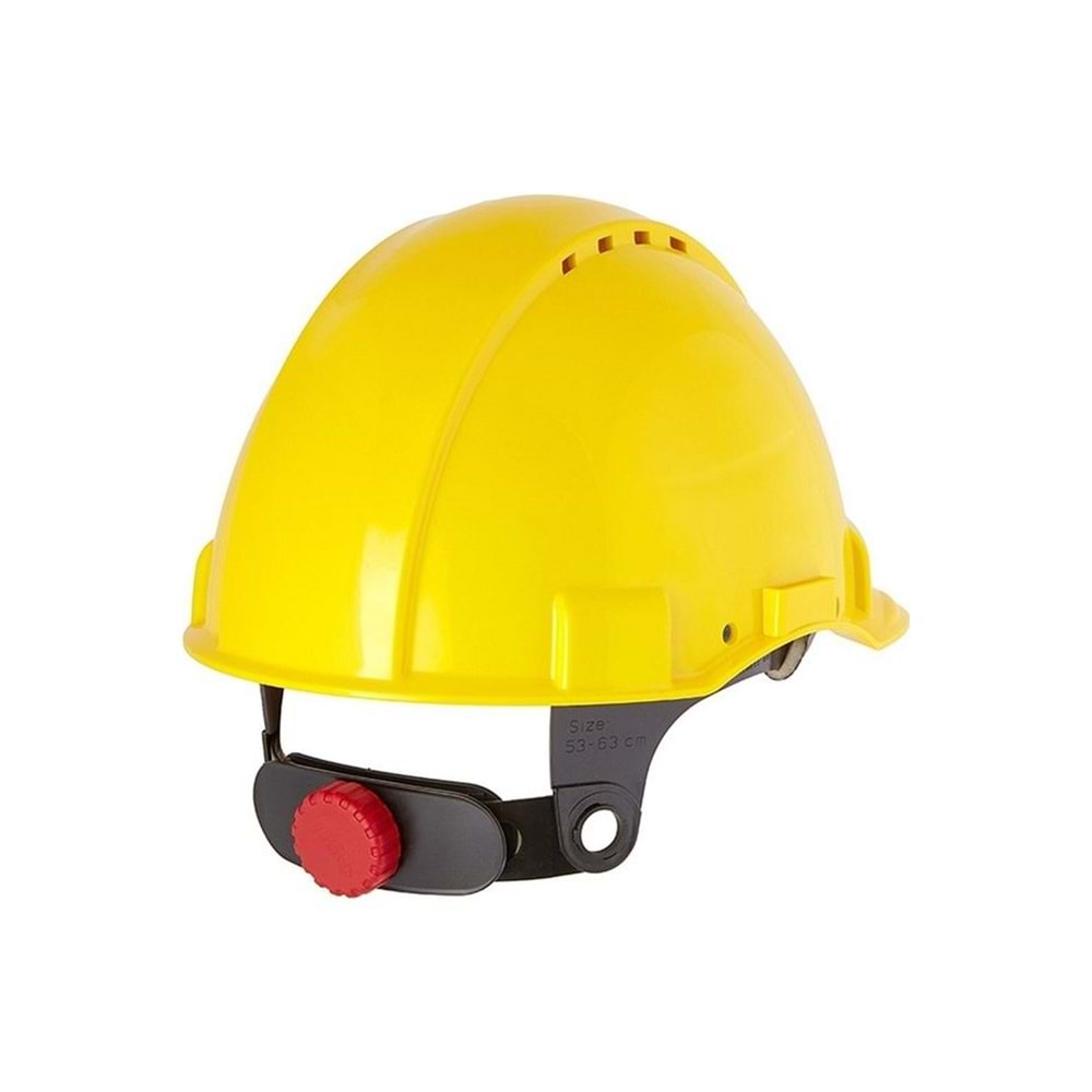 BBU Cng 600 Enseden Ayarlı Endüstriyel İş Güvenliği Bareti Sarı