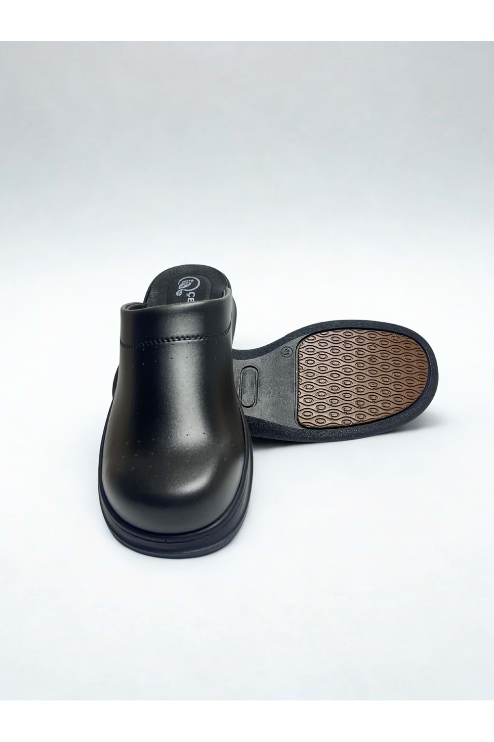 Daytex Kompakt Çift Taban Sabo Terlik - Deliksiz, Kaymaz, Ortopedik Hastane & Mutfak Sabosu