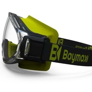 Baymax BX-2550 Armor Tam Kapalı Gözlük | K+N Sertifikalı, Anti-Fog, UV 400