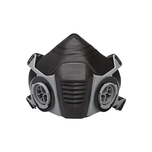 DELTAPLUS M6200 JUPITER Yarım Yüz Maskesi | TPE, Çift Filtreli Konfor
