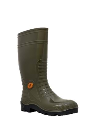 Palalı Pvc S5 Çelik Burunlu Çel. Ara Tabanlı Çizme