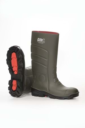 Polly Boot Galaxy Vega K.haki Çizme S4( Çelik Burun )