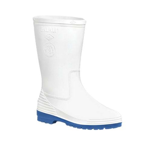 Palalı Pvc Kısa Beyaz Gıda ve Sanayi İş Çizmesi