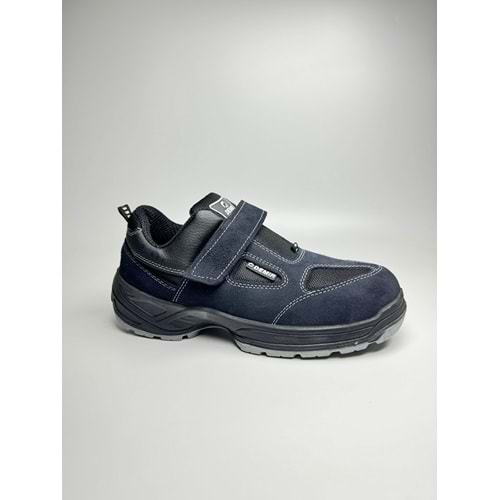 Demir 1217 S1 Çelik Burunlu İş Ayakkabısı | Cırtlı Süet, SRC Kaymaz, Hafif ve Nefes Alan