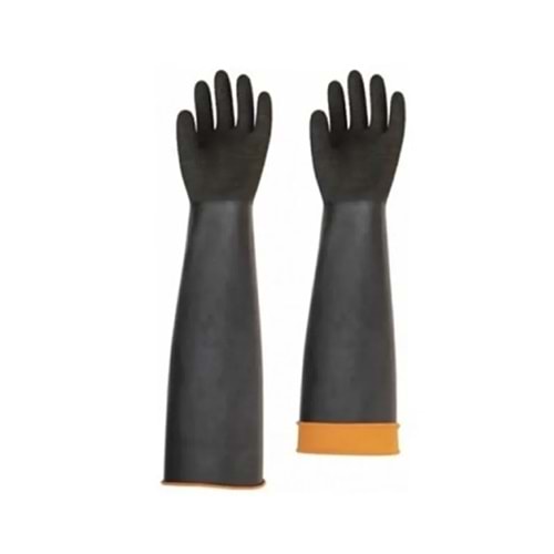 Handy H2 60cm Ekstra Uzun Lateks Eldiven | Omuz Boyu, Sıvı Geçirmez Kauçuk, 0.70mm Kalınlık