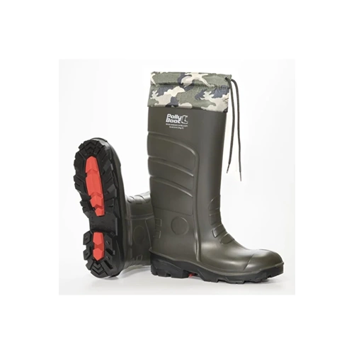 Polly Boot Galaxy Vega O4 İş Çizmesi | Boğazlı, Hafif Poliüretan, Çeliksiz, SRC Kaymaz