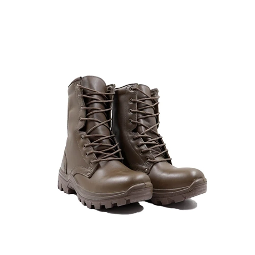 Demir Safety Hakiki Deri Askeri Postal Bot | Soğuk İklim Koşullarına Uyumlu