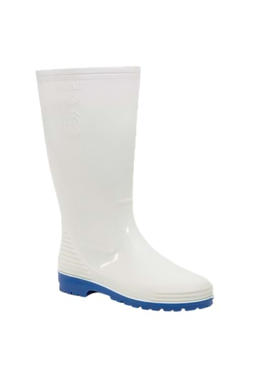 Palalı Pvc Beyaz Gıda ve Sanayi Uzun İş Çizmesi