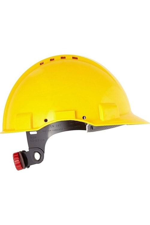 BBU Cng 600 Enseden Ayarlı Endüstriyel İş Güvenliği Bareti Sarı