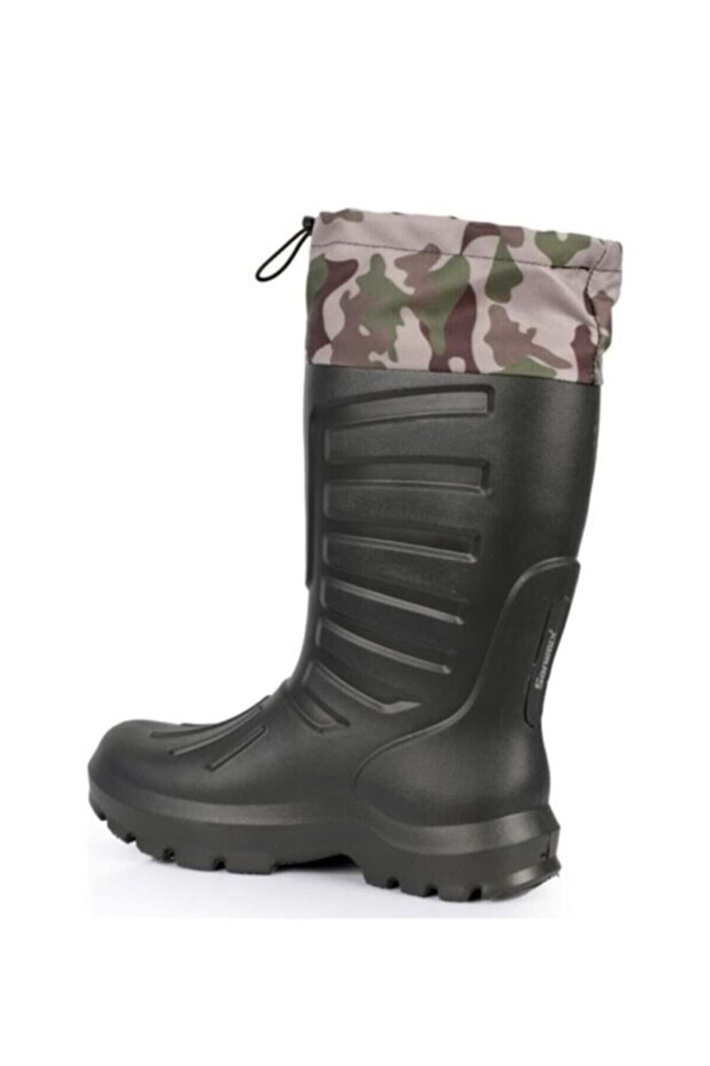 Sonimix Haki EVA Termal Çizme -30°C Soğuk İzolasyonlu, Kaymaz, Çoraplı Avcı & Balıkçı Çizmesi